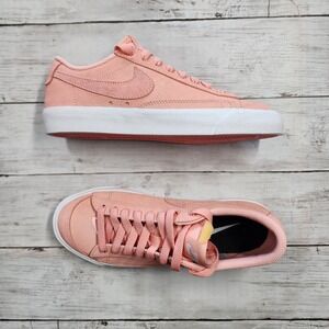Sz‎ 6 WMNS Nike Blazer Low NBY Custom Pink White DQ9701 900 - New/NoLid